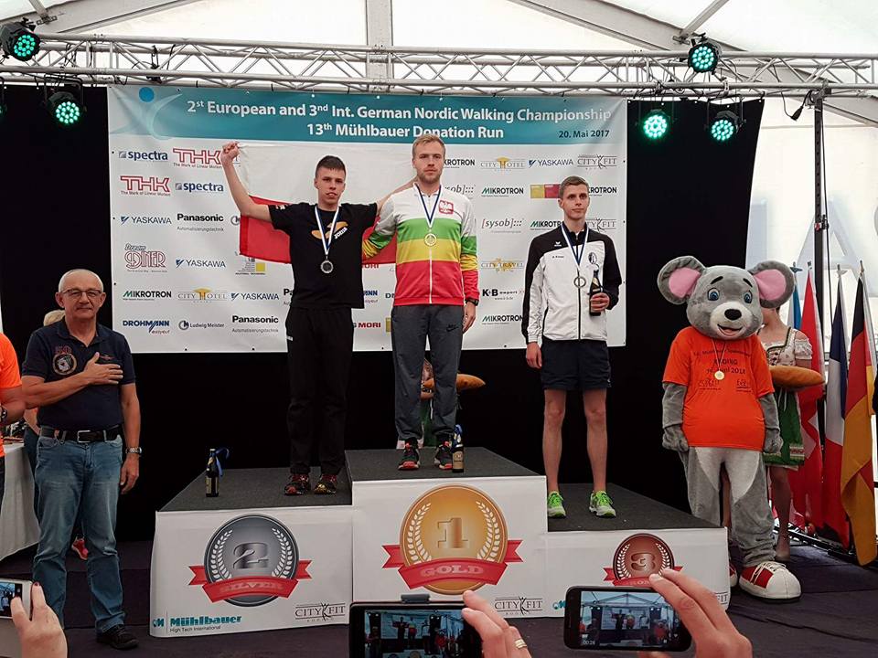 Piotr Wetoszka mistrzem Europy w Nordic Walking 10 km