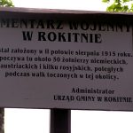 Zapomniany cmentarz wojenny z 1915 roku w okolicach Rokitna