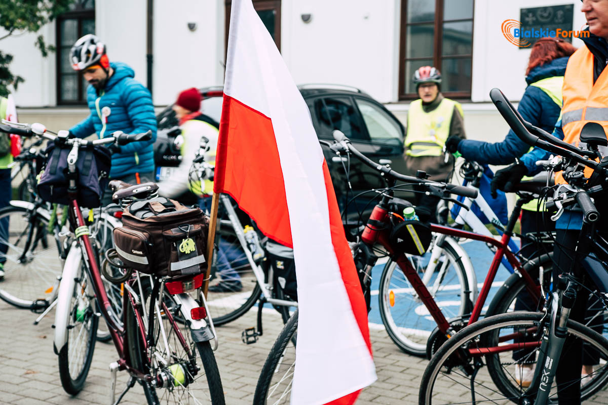 Rajd rowerowy Bialski Szlak Niepodległości