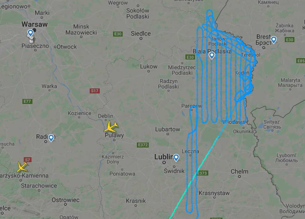 „Tajemnicze” loty nad Białą Podlaską