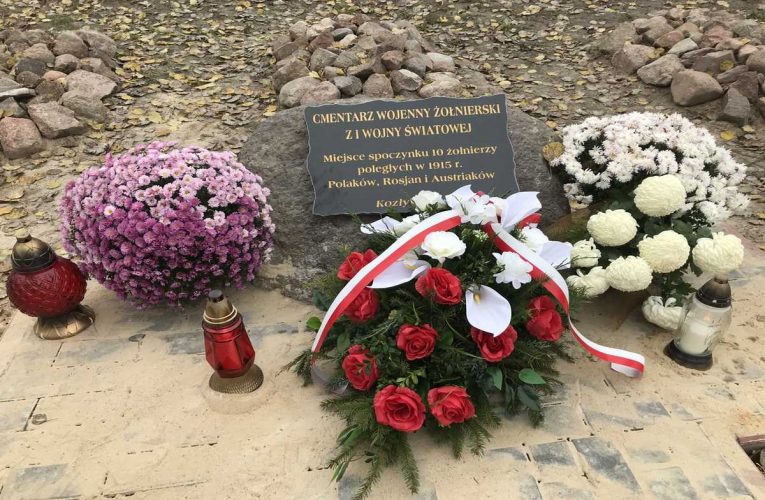 Odnowiono cmentarz wojenny żołnierski z I wojny  światowej w Kozłach