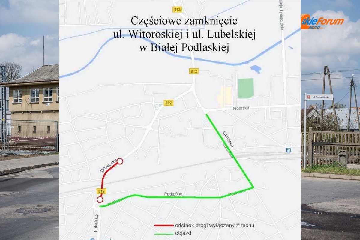 Zamknięcie przejazdu na lubelskiej