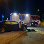 Wypadek na skrzyżowaniu DK2 z ul. Warszawską