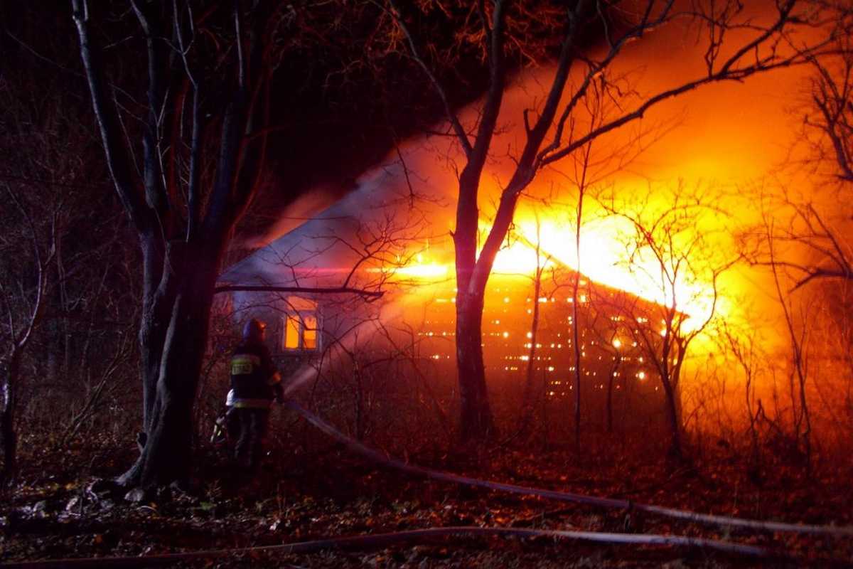 Pożar budynku mieszkalnego w Witorożu