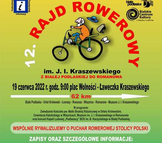 12. Rajd Rowerowy im. J. I. Kraszewskiego z Białej Podlaskiej do Romanowa