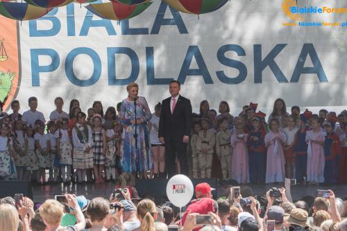 Dzień Dziecka 2018 Biała Podlaska - wizyta prezydenta Dudy