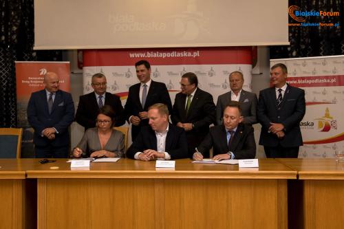 Podpisanie koncepcji programowej dla budowy autostrady A2 od Siedlec do Białej Podlaskiej