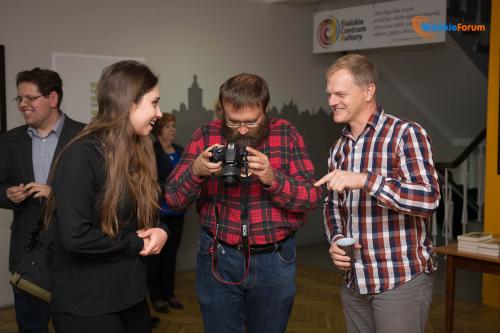 Spotkanie z Andrzejem Pilipiukiem w ramach X Bialskiego Festiwalu Okołoliterackiego