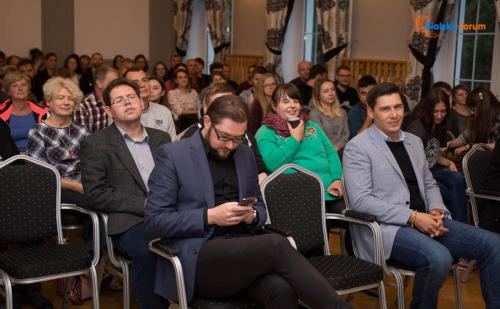 Spotkanie z Andrzejem Pilipiukiem w ramach X Bialskiego Festiwalu Okołoliterackiego