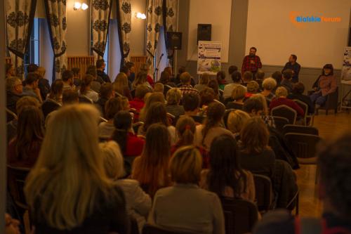Spotkanie z Andrzejem Pilipiukiem w ramach X Bialskiego Festiwalu Okołoliterackiego