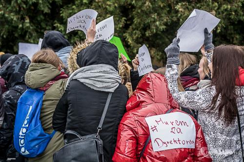 Protesty w Szkoły ZDZ im. Krzysztofa Kamila Baczyńskiego w Białej Podlaskiej 1011