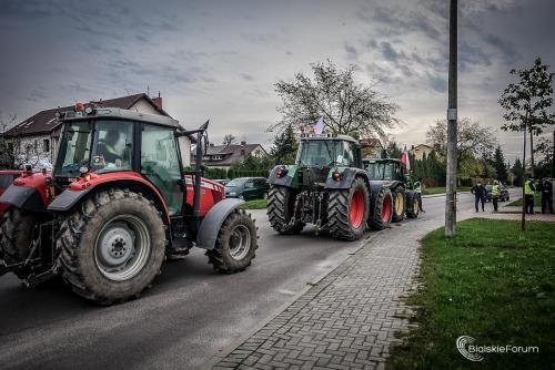 Protest rolników w Białej Podlaskiej 1002