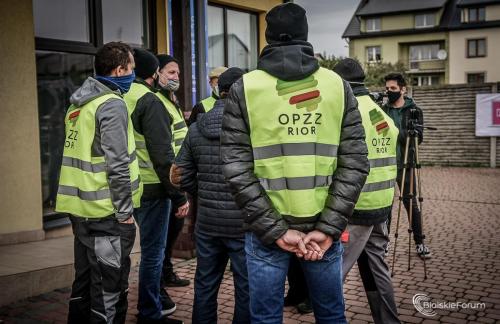 Protest rolników w Białej Podlaskiej 1007