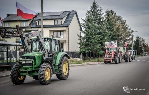 Protest rolników w Białej Podlaskiej 1009
