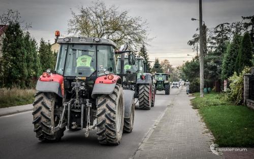 Protest rolników w Białej Podlaskiej 1013