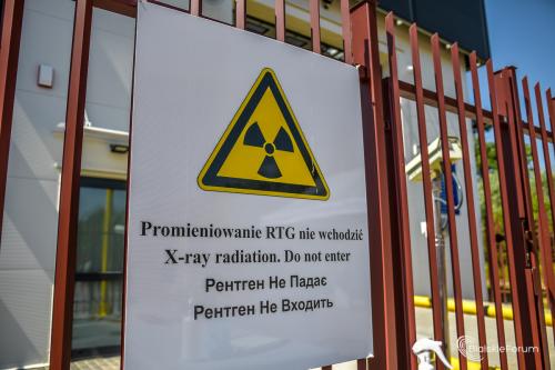oddanie do użytku w Oddziale Celnym Drogowym w Terespolu skanera RTG do prześwietlania pojazdów 1003