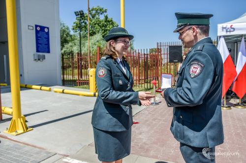oddanie do użytku w Oddziale Celnym Drogowym w Terespolu skanera RTG do prześwietlania pojazdów 1022