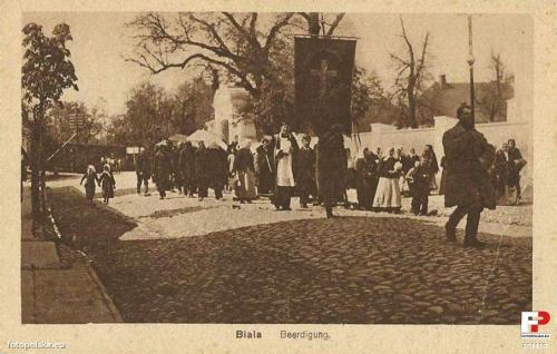 Lata 1920-1935 Pogrzeb w Białej ul. Warszawska