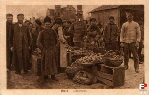 1915 Targ żydowski w Białej Podlaskiej ul. Brzeska