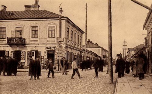 Lata 1915-1916 Perspektywa ulicy Brzeskiej