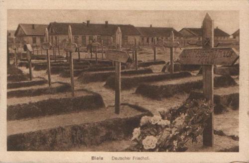 Lata 1915-1918 Niemiecki cmentarz wojskowy w Białej Podlaskiej